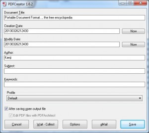 PDFCreator-Settings