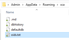 C:\Users\Admin\AppData\Roaming\xca\oids.txt